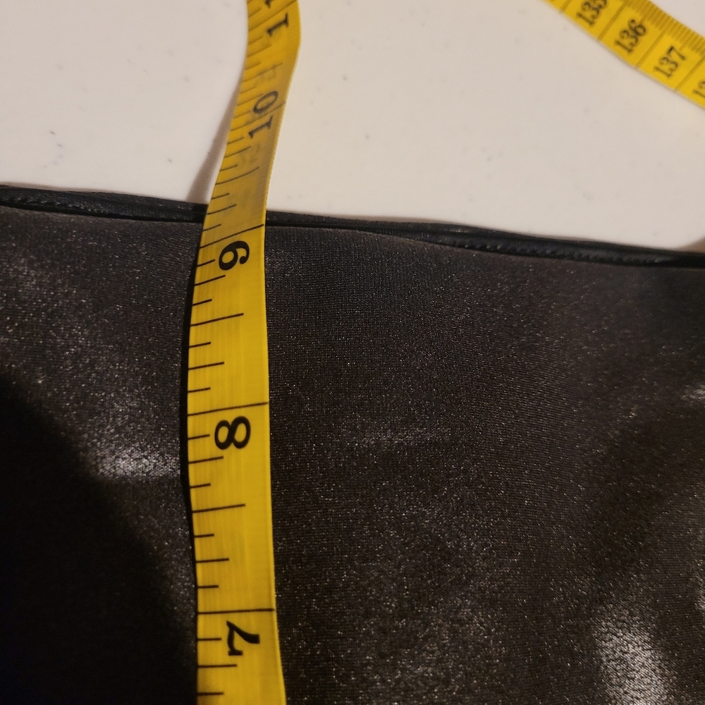 SPANX Faux Leather Pull On Skinny Leggings Black sz S - Picture 8 of 9